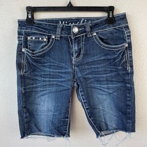 Miss Chic Denim Cut Offs Size 3 EUC